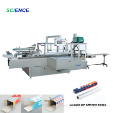 Aluminum Foil Roll Preservative Film Cartoning Machine